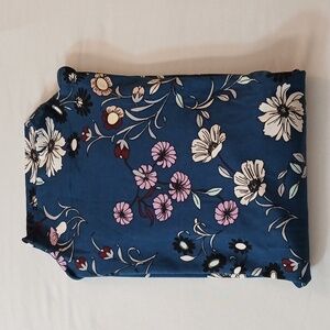 Ann Taylor Blue Floral Top